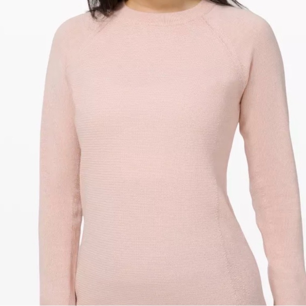Orvis Blush Pink Knit Long Sleeve Top